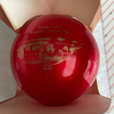 The South Carolina State House Red Glass Ball Ornament