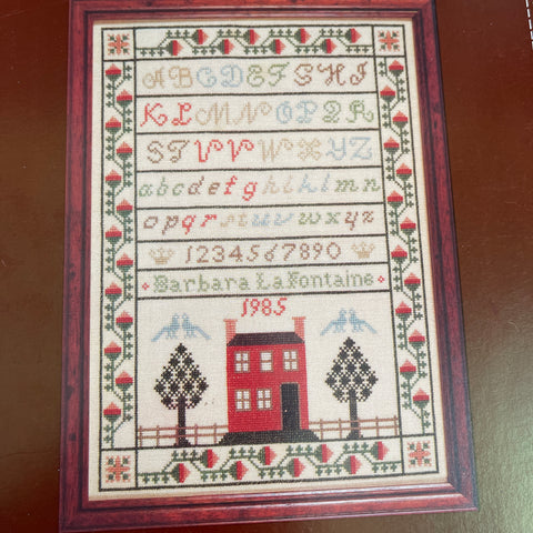 The LaFontaine Sampler Vintage 1985 Counted Cross Stitch Chart