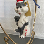 Warner Brothers Bugs Bunny Dated 1979 First Limited Edition Porcelain Ornament Made In Japan