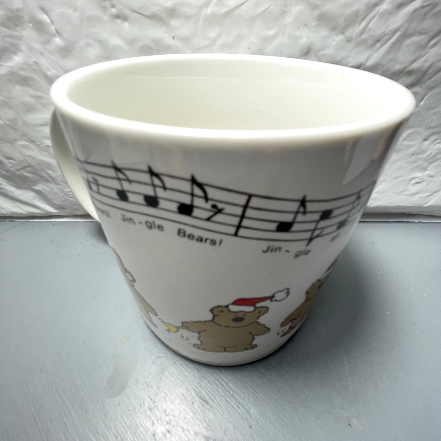 Russ Berrie Jingle Bears Vintage Collectible Ceramic Mug