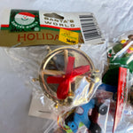 Cute Little Miniature Set Of 6 Vintage Ornaments See Pictures For Details