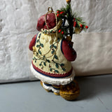 Demdeo Santa Clause with Christmas Tree Plant By Kathy Killip Ornament