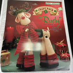 Daisy Kingdom Rudy Reindeer Vintage 1995 Fabric Panel Kit