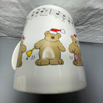 Russ Berrie Jingle Bears Vintage Collectible Ceramic Mug