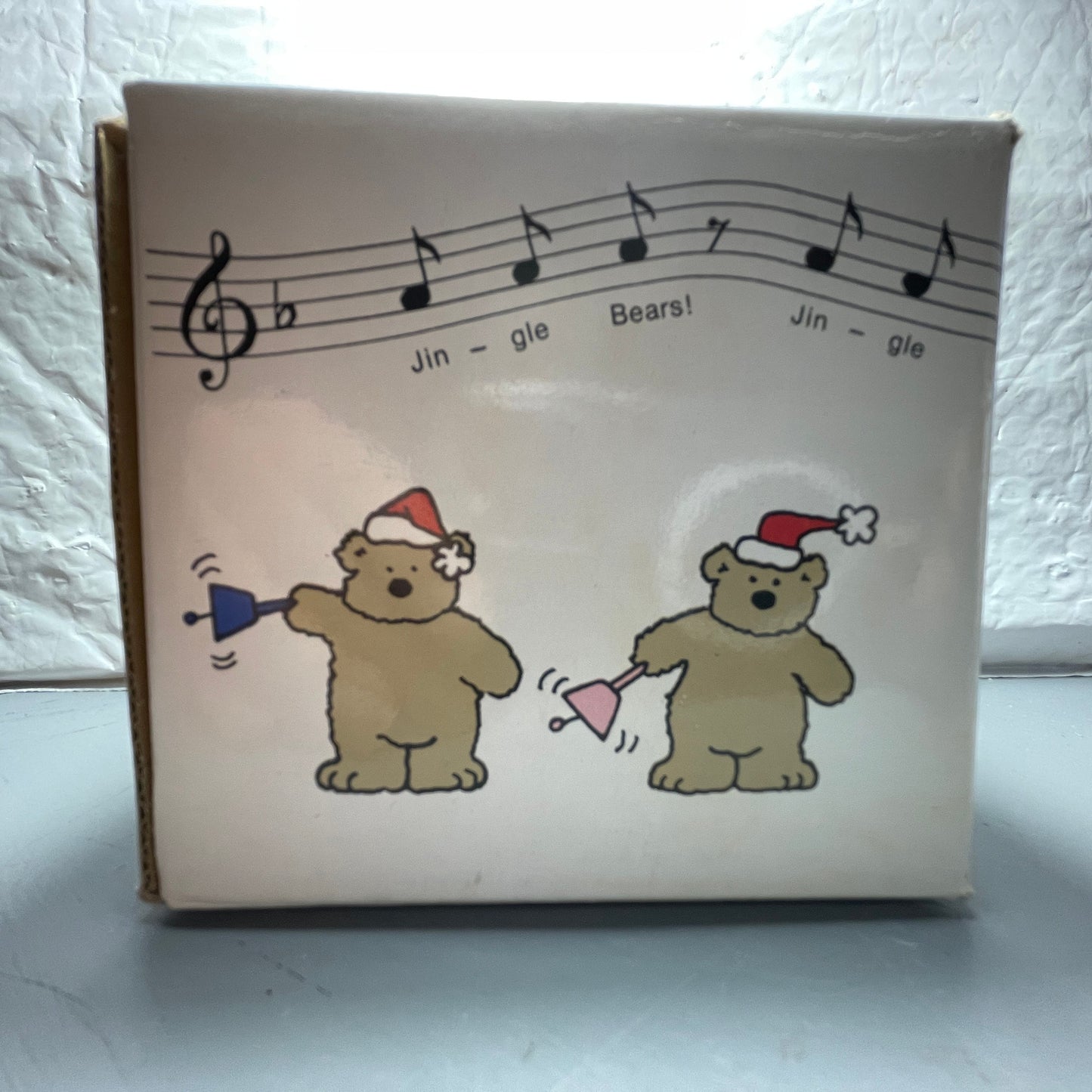 Russ Berrie Jingle Bears Vintage Collectible Ceramic Mug