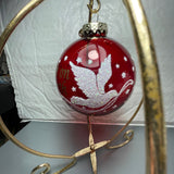 Bronner's Christmas Wonderland Choice Of 2 Beautiful Glass Ball Christmas Ornaments