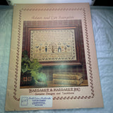 Margaret & Margaret Adam and Eve Sampler Vintage 1985 Counted Cross Stitch Chart