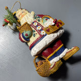 Demdeo Santa Clause with Christmas Tree Plant By Kathy Killip Ornament