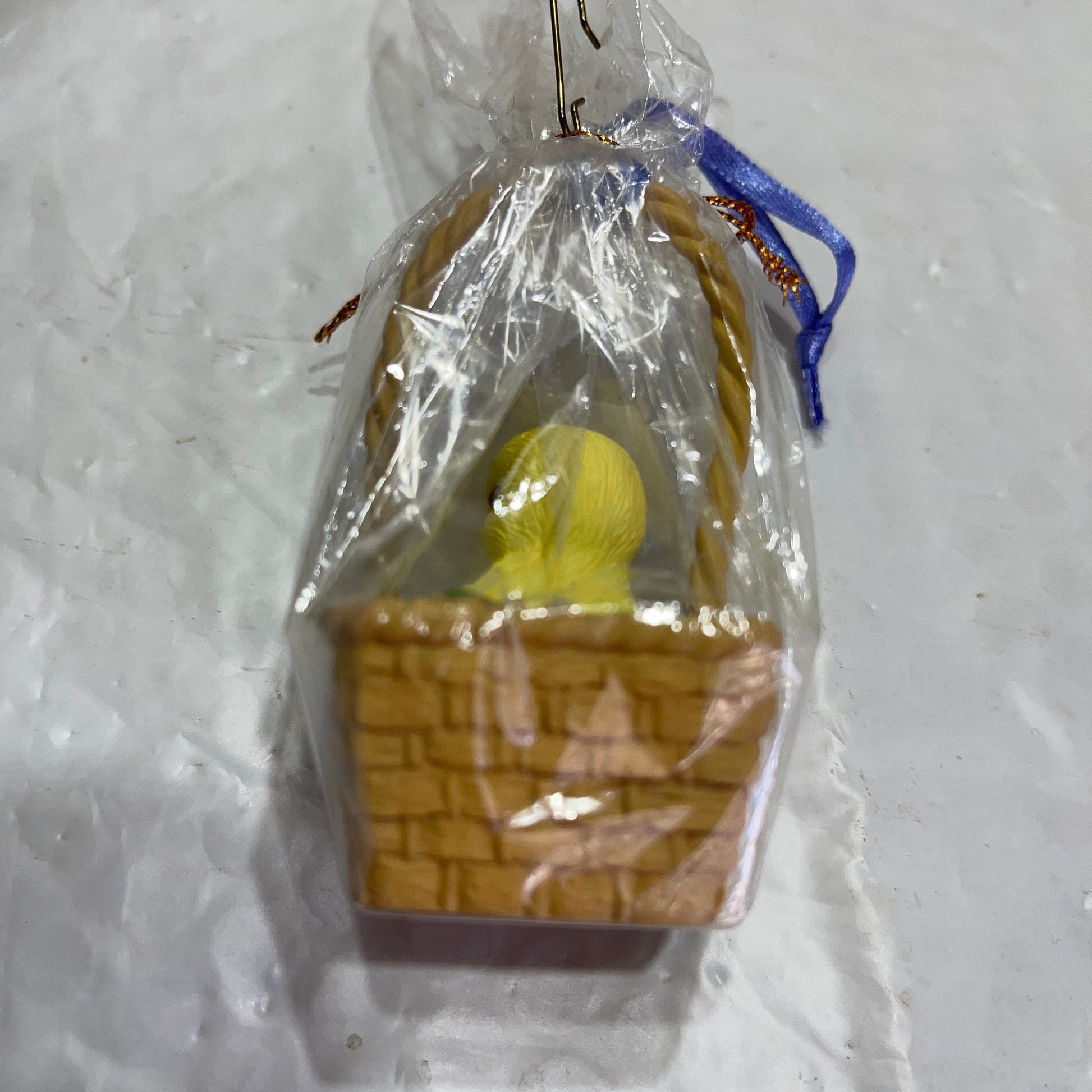 Hallmark Choice Of Bashful Bunny, Charming Chick, or Lovely Lamb  Vintage 2001 Easter Basket Ornaments See Description