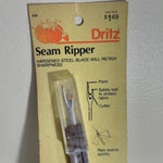 Dritz Seam Ripper with Hardened Steel Blade Vintage 1986 Sewing Notion