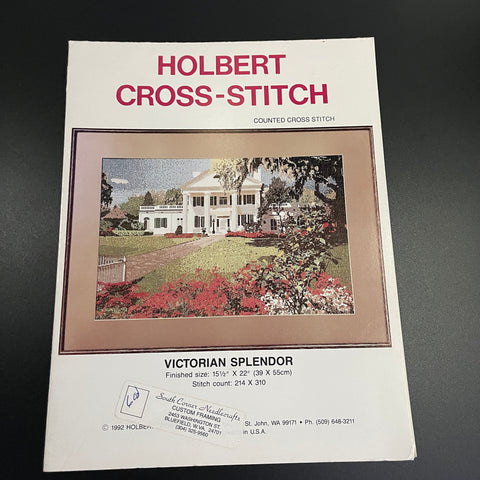 Holbert Cross Stitch Victorian Splendor Vintage 1992 Counted Cross Stitch Chart