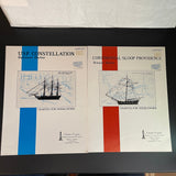 Tidewater Originals Choice of USF Constellation* or Colonial Sloop Providence* Vintage 1982 Cross Stitch Charts*