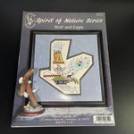 Pegasus Sprit of Nature Series Wolf and Eagle Book 354 Vintage 1994 Counted Cross Stitch Chart