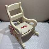 Muffy Vanderbear Choice Of Rocking Chair Or Dog Sled Nice Wooden Vintage Toy Accessories