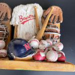 Bombastic Baseball Detailed Cast Iron Bookends Vintage Collectible Sports Memorabilia