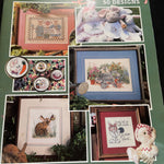 Bunny Patterns Set Of 3 Vintage Counted Cross Stitch Charts See Pictures and Description*