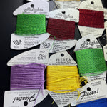 Rainbow Gallery Mixed Lot of Rayon Set Of 13 Skeins Embroidery Floss See Pictures and Description*