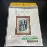 Embroideryscapes Floral Scape Transfers Embroidery Projects Vintage 1997 Embroidery designs on 3.5 inch floppy disc