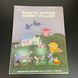 Needle Ala Mode Bunny Village Leaflet 131 Vintage 1989 Plastic Canvas Pattern Book