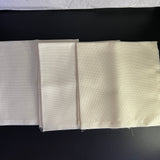 Soft AIDA Off White 3 Pieces 15 By 15 Inches Cross Stitch Fabric