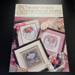 Praying Hands Scriptures For Special People Vintage 1996 Counted Cross Stitch Book with 19 Designs