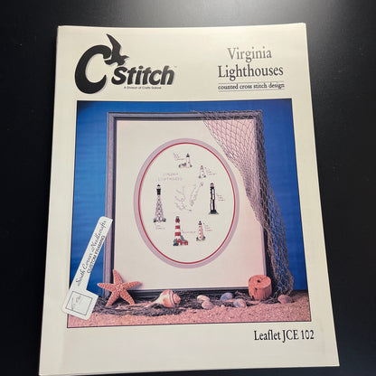 C Stitch Choice Of Lighthouse Designs Vintage 1995 Counted Cross Stitch Charts See Pictures Descriptions and Variations*