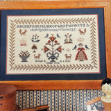 Merrily Beams Choice of Home Sweet Home or motif sampler Vintage Counted Cross Stitch Charts