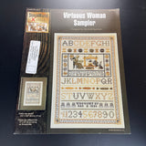 Stitch World X-Stitch Virtuous Women Sampler Vintage Counted Cross Stitch Chart