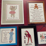 Needle Maid Designs I Hate To Diet Vintage 1985 Counted Cross Stitch Chart