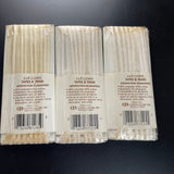 JP Coats Bias Corded Piping Lot of 3 White x2 Natural x1 Vintage Sewing Notions