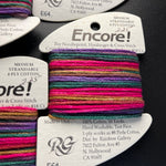 Rainbow Gallery Encore! Set of 6 Multi-Jewel E64 Needlepoint Hardanger & Cross Stitch Thread