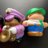 Little Tykes Set of 4 Dan, Book Loving Betty, Saxophone Steve,  and Chad Collectible Toys