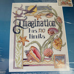 Janlynn Imagination Has No Limits Vintage 2011 Counted Cross Stitch Kit 7 by 9 inches 14 Count White AIDA*