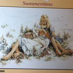 Lanarte Designs, by Stoney Creek, Summertime, Vintage 1991, Counted Cross Stitch Chart