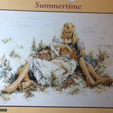 Lanarte Designs, by Stoney Creek, Summertime, Vintage 1991, Counted Cross Stitch Chart