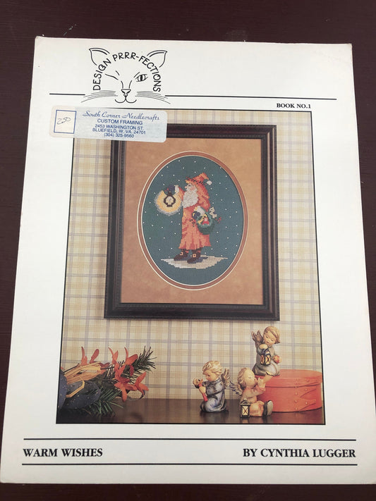 Design Prrr-fections, Warm Wishes, Vintage 1990, Counted Cross Stitch Pattern