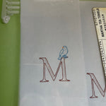 Martha Stewart Crafts tea towels set of 2 that can be personalized in embroidery by you thread is included