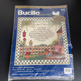 Bucilla Our Family Vintage1999 Counted Cross Stitch Kit 12 by 12 inches 14 Count AIDA