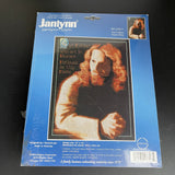 Janlynn Our Father 013-0317 Vintage 2004 Counted Cross Stitch Kit 12 by 16 inches 14 Count Black AIDA