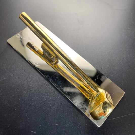 Golden Golf Club Desktop Mail Paper Business Card Clamp Memo Napkin Holder Clamp Office Accessory