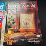 Cross Stitching magazines wonderful bargain lot of 7 various chart publications see pictures and description*