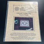 Of Female Worth Sailor's Longing vintage counted cross stitch chart *Rare Pattern