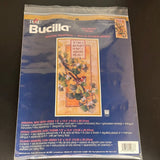 Bucilla Oriental Bird with Verse Vintage 2000 Pre-printed crewel Kit