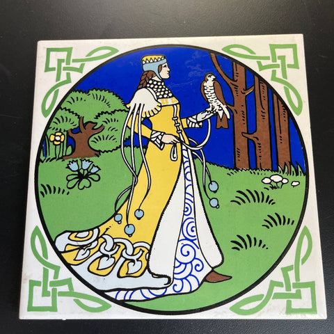 Harrods Food Halls Tile Designed By W.J. Neatby of Royal Daulton in 1901 Reproduction Art Collectible Ceramic Tile*
