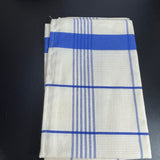 Wichelt Imports Off White Stitch-able Hand Towels Choice of red or Blue Accents see pictures and variations
