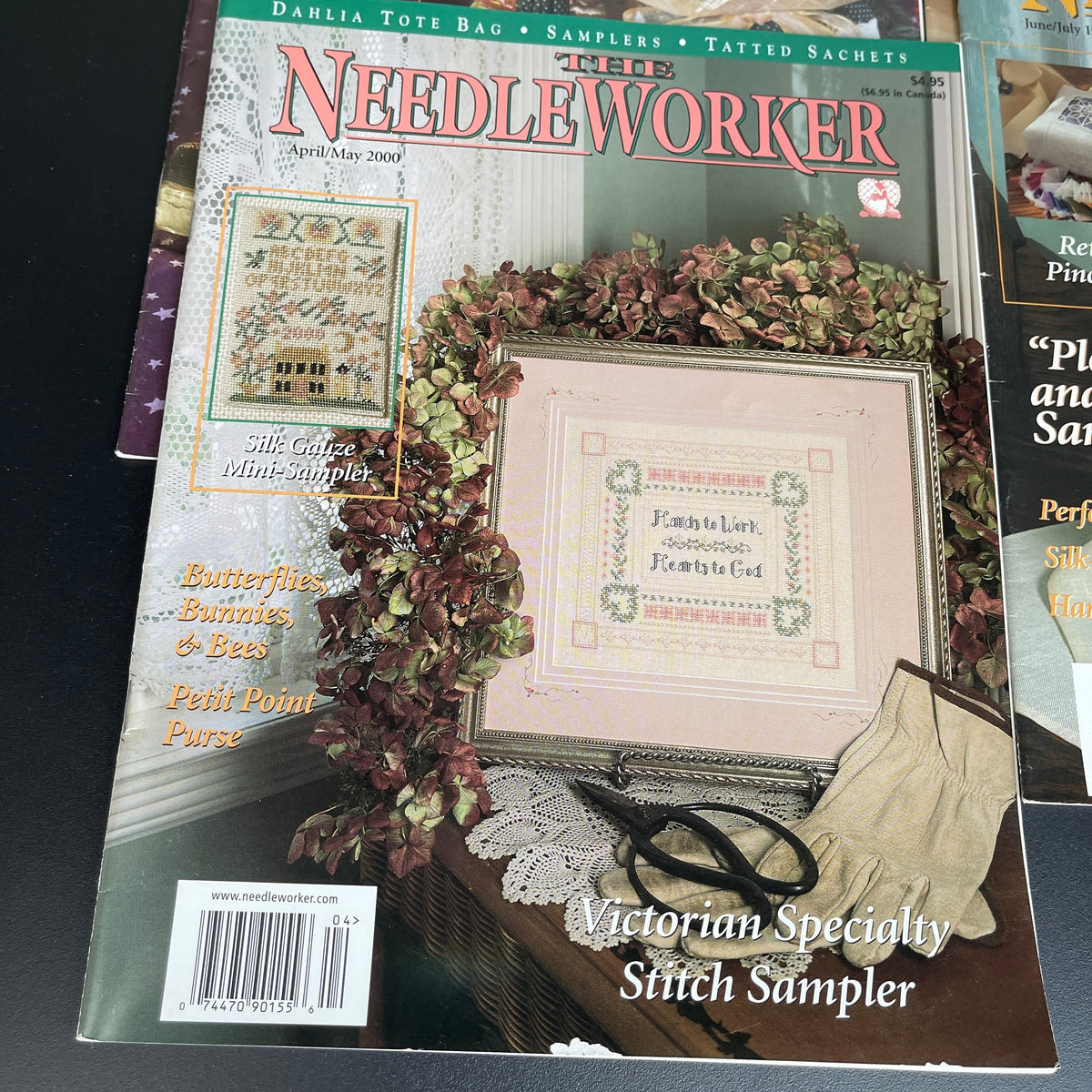 The Needleworker lot of 5 vintage chart magazines see pictures and ...