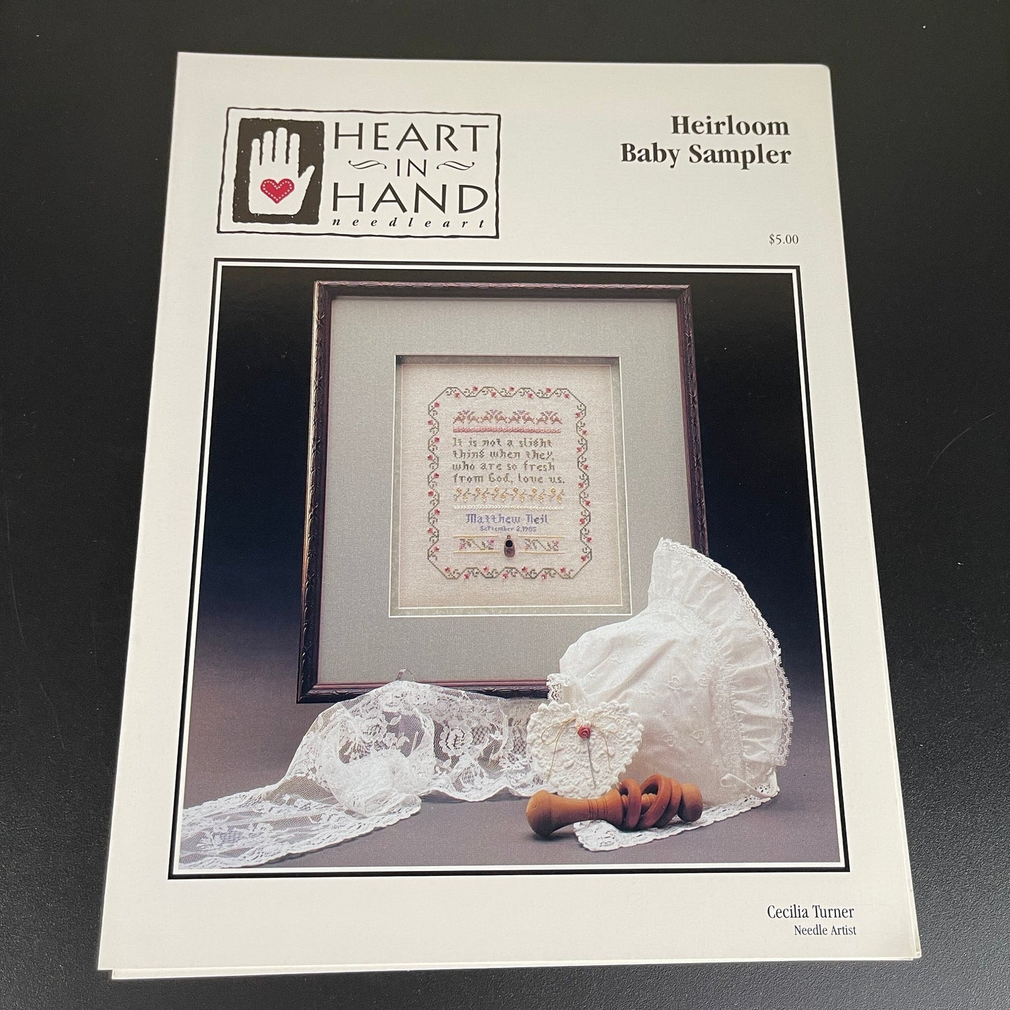 Heart In Hand Choice of 8 vintage Cross Stitch Charts see pictures and variations*