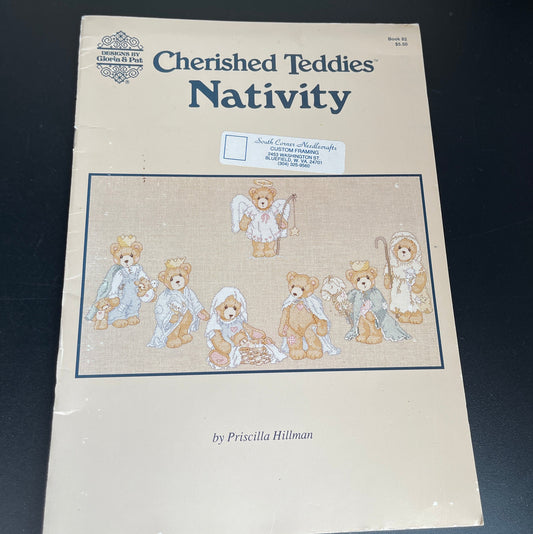 Gloria & Pat Cherished Teddies Nativity vintage 1992 cross stitch chart