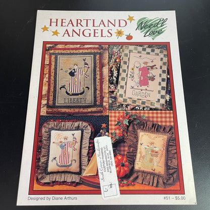 Diane Arthurs Heartland Angels #51 vintage 1995 counted cross stitch chart