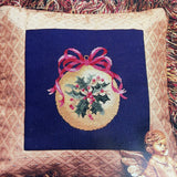Designs by Barbara & Cheryl Holly Berry Ornament Leaflet 30 vintage 1994  counted cross stitch chart